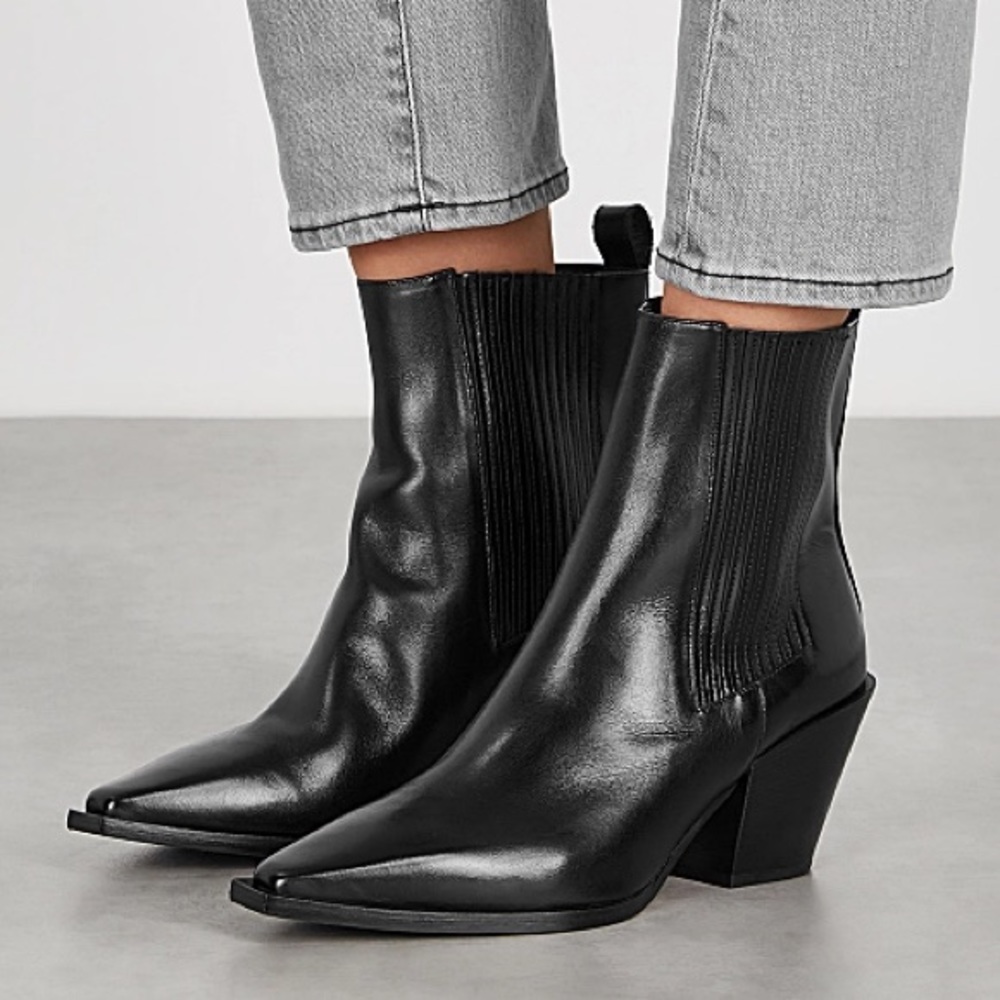 Aeyde Kate Leather Ankle Boots size 41